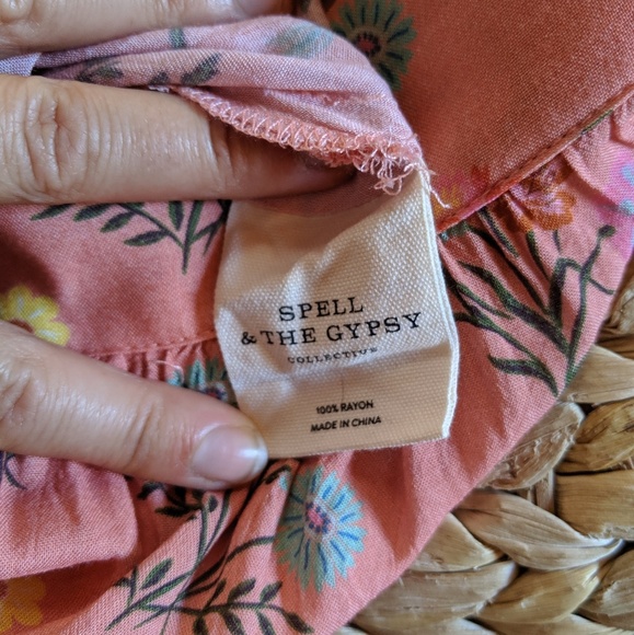 Spell posy side tie skirt M - Picture 5 of 7